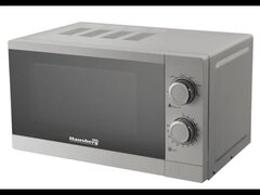 Cuptor cu microunde Hausberg HB-8005NG, 20 l, 700 W, Mecanic, Inox